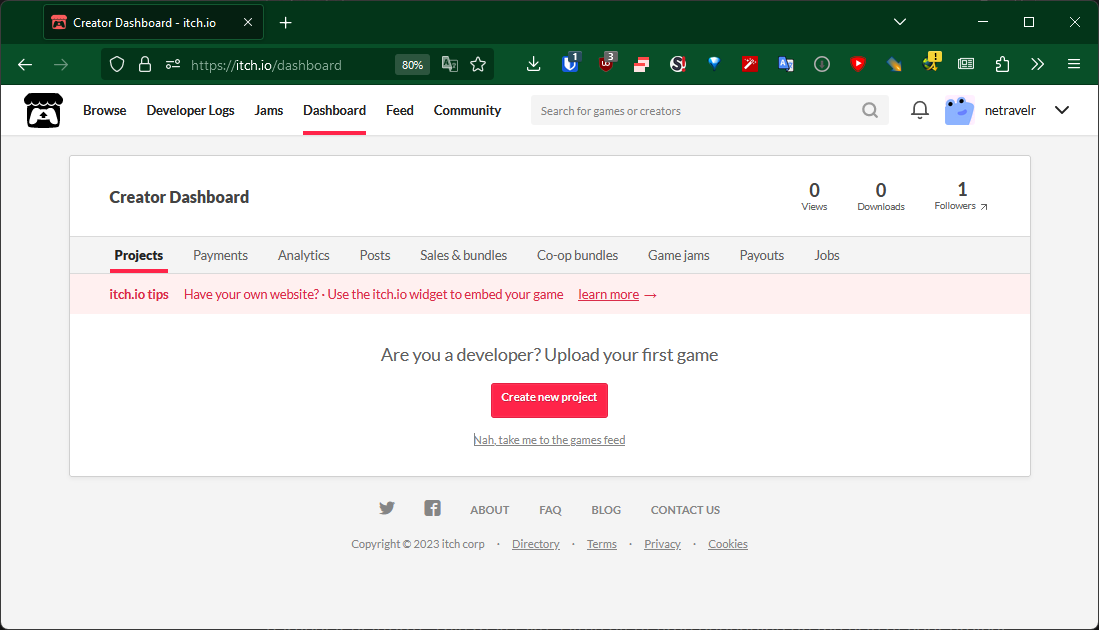 The Creator Dashboard
